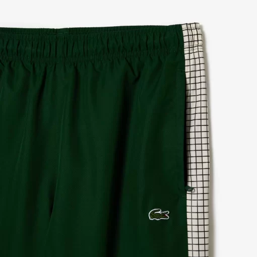 Lacoste Hosen & Shorts>Herren Trainingshosen Mit Tennis-Aufdruck Grun / Weis Pqk