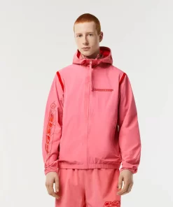 Lacoste Jacken & Mäntel>Herren Trainingsjacke Aus Recyceltem Polyamid Reseda Rosa 2R3