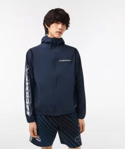 Lacoste Jacken & Mäntel>Herren Trainingsjacke Aus Recyceltem Polyamid Blau Kxe