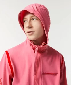 Lacoste Jacken & Mäntel>Herren Trainingsjacke Aus Recyceltem Polyamid Reseda Rosa 2R3