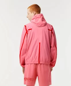 Lacoste Jacken & Mäntel>Herren Trainingsjacke Aus Recyceltem Polyamid Reseda Rosa 2R3