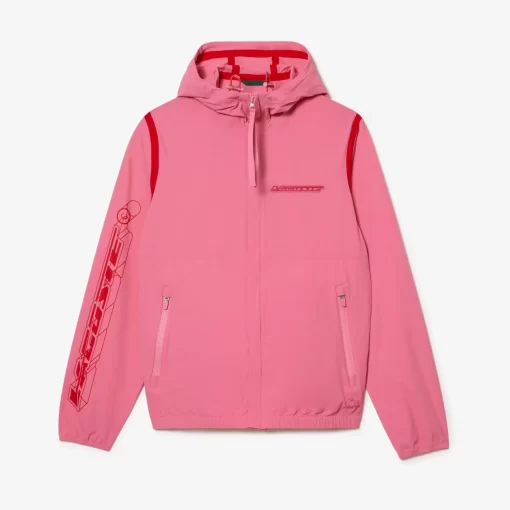 Lacoste Jacken & Mäntel>Herren Trainingsjacke Aus Recyceltem Polyamid Reseda Rosa 2R3