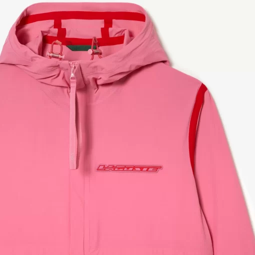 Lacoste Jacken & Mäntel>Herren Trainingsjacke Aus Recyceltem Polyamid Reseda Rosa 2R3