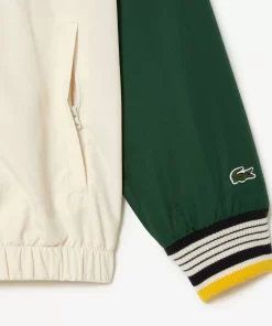 Lacoste Jacken & Mäntel>Herren Trainingsjacke Aus Recyceltem Polyester Weis / Grun Pt2