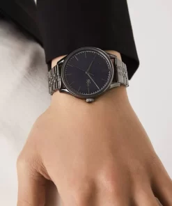 Lacoste Uhren>Herren Vienna Armbanduhr Aus Schwarzem Edelstahl Schwarz 000