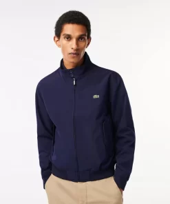 Lacoste Jacken & Mäntel>Herren Wasserabweisende Leichte Twill-Jacke Navy Blau 166