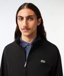 Lacoste Jacken & Mäntel>Herren Wasserabweisende Leichte Twill-Jacke Schwarz 031