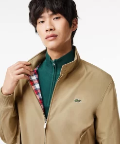 Lacoste Jacken & Mäntel>Herren Wasserabweisende Leichte Twill-Jacke Beige Cb8