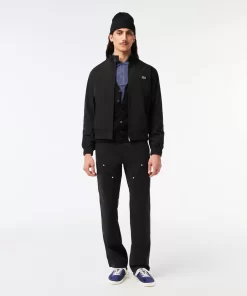 Lacoste Jacken & Mäntel>Herren Wasserabweisende Leichte Twill-Jacke Schwarz 031