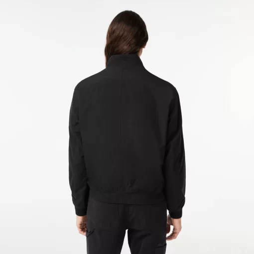 Lacoste Jacken & Mäntel>Herren Wasserabweisende Leichte Twill-Jacke Schwarz 031