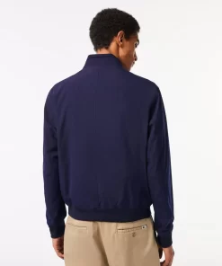 Lacoste Jacken & Mäntel>Herren Wasserabweisende Leichte Twill-Jacke Navy Blau 166