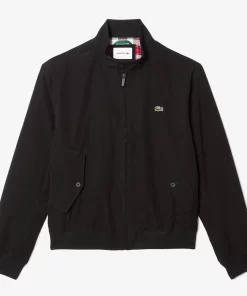 Lacoste Jacken & Mäntel>Herren Wasserabweisende Leichte Twill-Jacke Schwarz 031