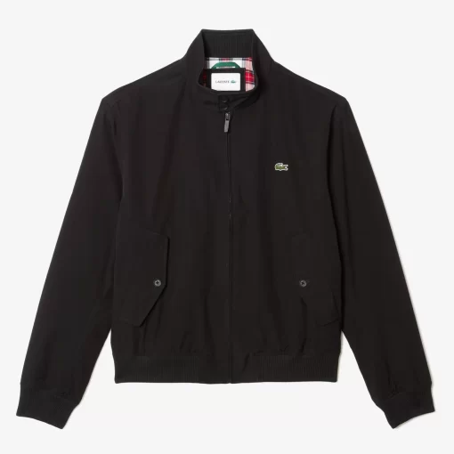 Lacoste Jacken & Mäntel>Herren Wasserabweisende Leichte Twill-Jacke Schwarz 031