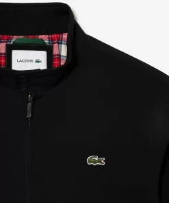 Lacoste Jacken & Mäntel>Herren Wasserabweisende Leichte Twill-Jacke Schwarz 031