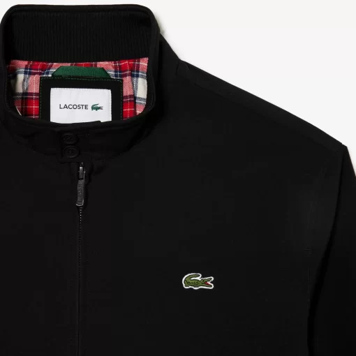 Lacoste Jacken & Mäntel>Herren Wasserabweisende Leichte Twill-Jacke Schwarz 031