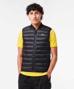 Lacoste Jacken & Mäntel>Herren Wasserabweisende Westenjacke Schwarz 031