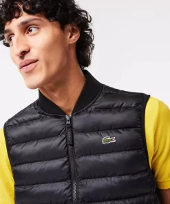 Lacoste Jacken & Mäntel>Herren Wasserabweisende Westenjacke Schwarz 031