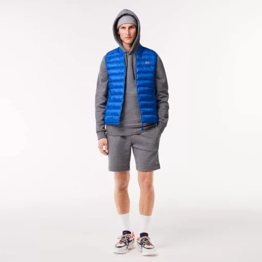 Lacoste Jacken & Mäntel>Herren Wasserabweisende Westenjacke Kobaltblau Jq0