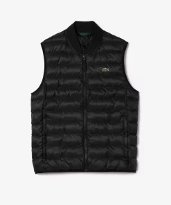 Lacoste Jacken & Mäntel>Herren Wasserabweisende Westenjacke Schwarz 031