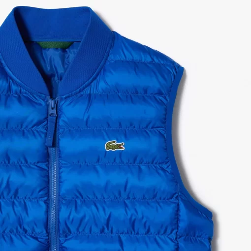 Lacoste Jacken & Mäntel>Herren Wasserabweisende Westenjacke Kobaltblau Jq0