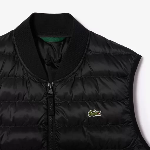 Lacoste Jacken & Mäntel>Herren Wasserabweisende Westenjacke Schwarz 031