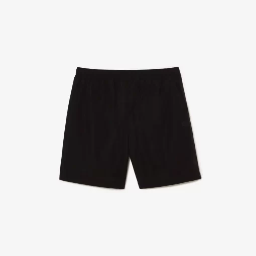 Lacoste Hosen & Shorts>Herren Wasserfeste Taft-Shorts Schwarz 031