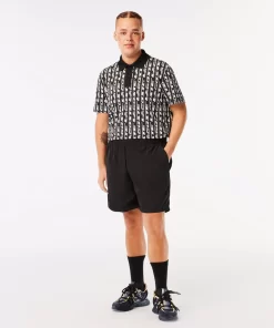 Lacoste Hosen & Shorts>Herren Wasserfeste Taft-Shorts Schwarz 031