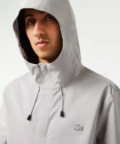 Lacoste Jacken & Mäntel>Herren Wasserfeste Trainingsjacke Grau Kzw