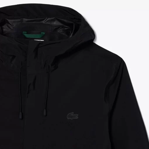 Lacoste Trainingsanzüge>Herren Wasserfeste Trainingsjacke Schwarz 031