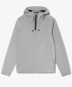 Lacoste Jacken & Mäntel>Herren Wasserfeste Trainingsjacke Grau Kzw