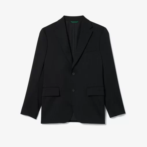 Lacoste Jacken & Mäntel>Herren Woll-Jacke Mit Stretch Schwarz 031