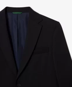 Lacoste Jacken & Mäntel>Herren Woll-Jacke Mit Stretch Navy Blau Hde