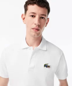 Lacoste Poloshirts>Herren X Netflix Poloshirt Aus Bio-Baumwolle Weis Vin