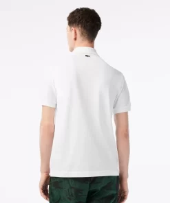 Lacoste Poloshirts>Herren X Netflix Poloshirt Aus Bio-Baumwolle Weis Vir