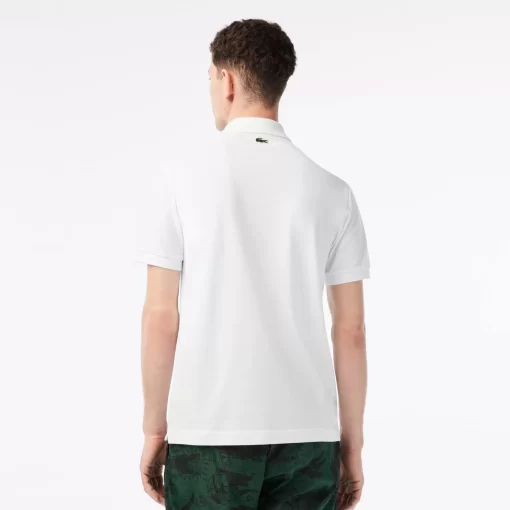 Lacoste Poloshirts>Herren X Netflix Poloshirt Aus Bio-Baumwolle Weis Vir