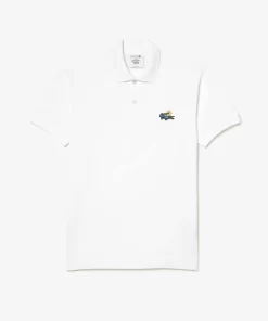 Lacoste Poloshirts>Herren X Netflix Poloshirt Aus Bio-Baumwolle Weis Vir