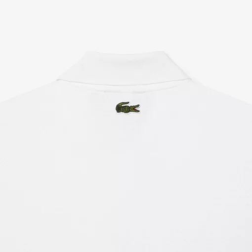 Lacoste Poloshirts>Herren X Netflix Poloshirt Aus Bio-Baumwolle Weis Vir