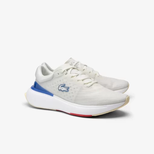 Lacoste Fitnessstudio & Training>Herren Laufschuhe Neo Run Lite Off White/Blue/Red W1B