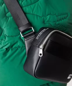 Lacoste Umhangetaschen & Gürteltaschen>Herren Reportertasche Mit Kontrast-Rand Black 000