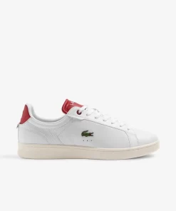 Lacoste Sneakers>Herren Sneakers Carnaby Pro Aus Leder Mit Fersendetail White / Red 286