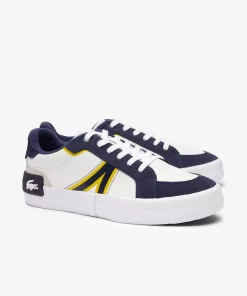 Lacoste Sneakers>Herren Sneakers L004 Aus Leder Mit Colourblock White / Navy 042