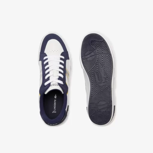 Lacoste Sneakers>Herren Sneakers L004 Aus Leder Mit Colourblock White / Navy 042