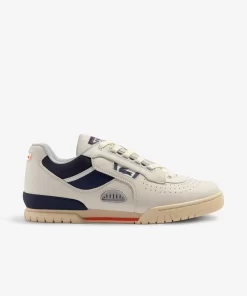 Lacoste Sneakers>Herren Sneakers M89 Aus Leder Mit Colourblock Off White/Navy Wn1