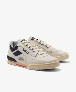 Lacoste Sneakers>Herren Sneakers M89 Aus Leder Mit Colourblock Off White/Navy Wn1