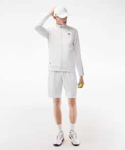 Lacoste Tennis>Herren Sweatshirt Tennis X Daniil Medvedev Weis / Gelb Wui