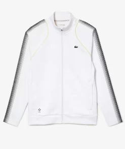 Lacoste Tennis>Herren Sweatshirt Tennis X Daniil Medvedev Weis / Gelb Wui