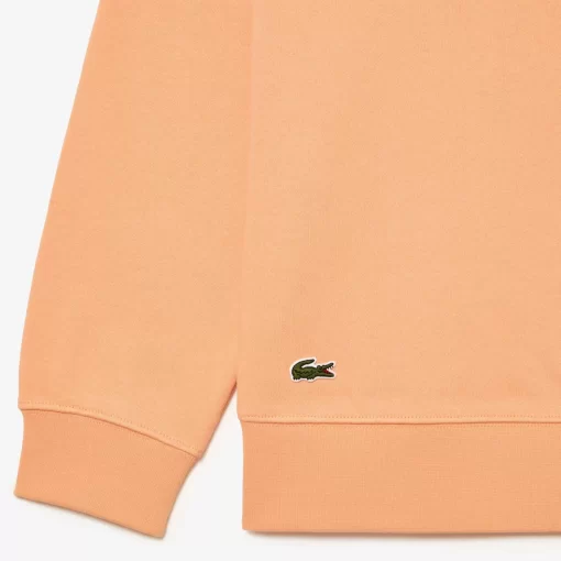 Lacoste Sweatshirts>Herren Sweatshirt Mit -Schriftzug Hell Orange Heb