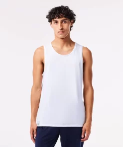 Lacoste Unterwäsche & Loungewear>Herren Tank Top Aus Baumwolle Im 3Er-Pack Weis 001