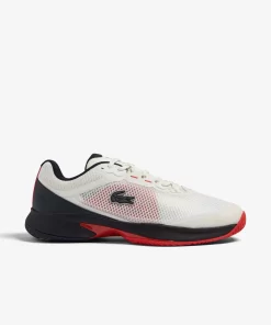 Lacoste Tennis>Herren Tennisschuhe Tech Point Aus Textil Off White/Navy Wn1