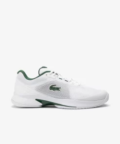 Lacoste Tennis>Herren Tennisschuhe Tech Point White/Dark Green 1R5